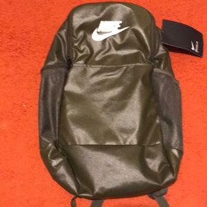 NWT Nike backpack, dark green and white